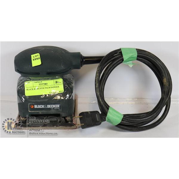 BLACK & DECKER PALM SANDER