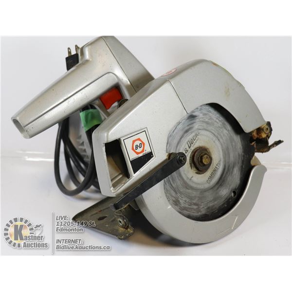 BLACK & DECKER 7 1/4" CIRCULAR SAW