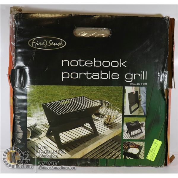 FIRE SENSE PORTABLE BAR B Q GRILL IN BOX