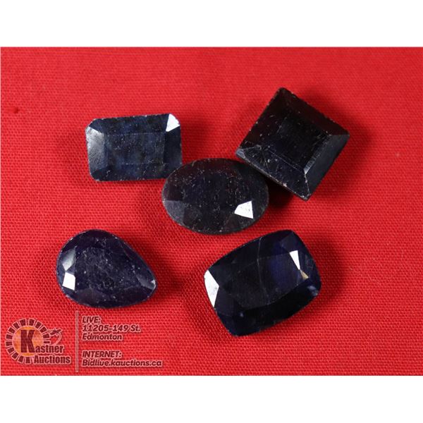 #86-BLUE SAPPHIRE GEMSTONES 61.65ct