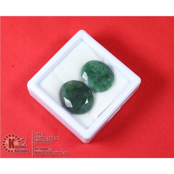 #240-GREEN EMERALD GEMSTONES 32.00ct
