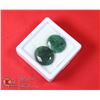 Image 1 : #240-GREEN EMERALD GEMSTONES 32.00ct