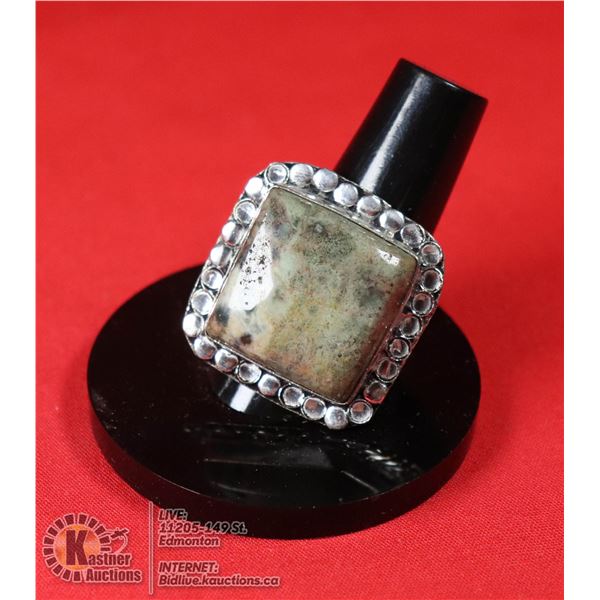 #51-OCEAN JASPER RING SIZE 8