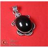 Image 1 : #78-NATURAL BLACK OBSIDIAN PENDANT