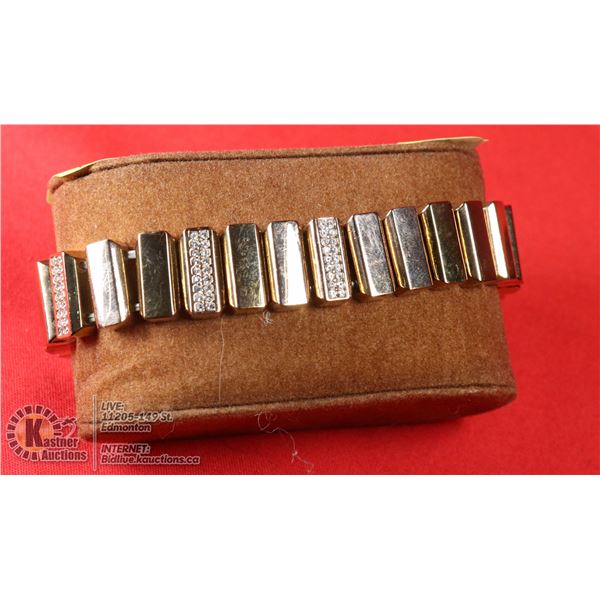 COPPER BRACELETWITH CRYSTAL STONES