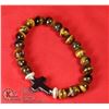 Image 1 : TIGER EYE CROSS BRACELET