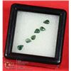 Image 1 : GENUINE FACETED EMERALD GEM STONES, JEWELRY READY