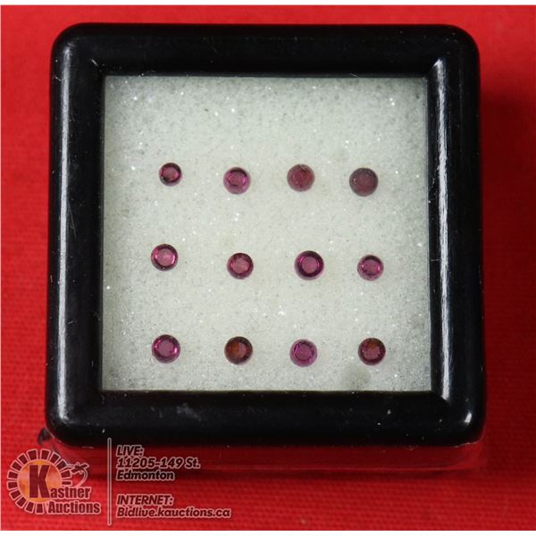 GENUINE FACETED GARNET GEM STONES, JEWELRY READY