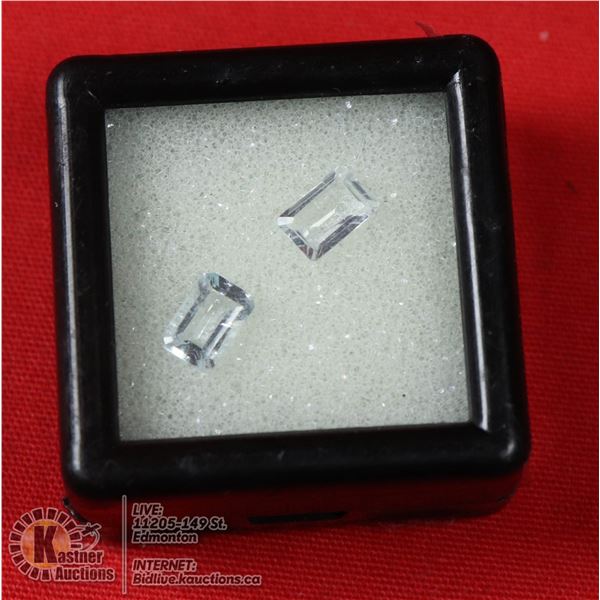 GENUINE FACETED AQUAMARINE GEM STONES JEWELRY READY
