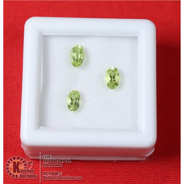 GENUINE FACETED PERIDOT GEM STONES, JEWELRY READY
