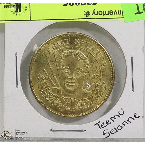 TEEMU SELANNE 1996-1997 LIMITED EDITION COIN