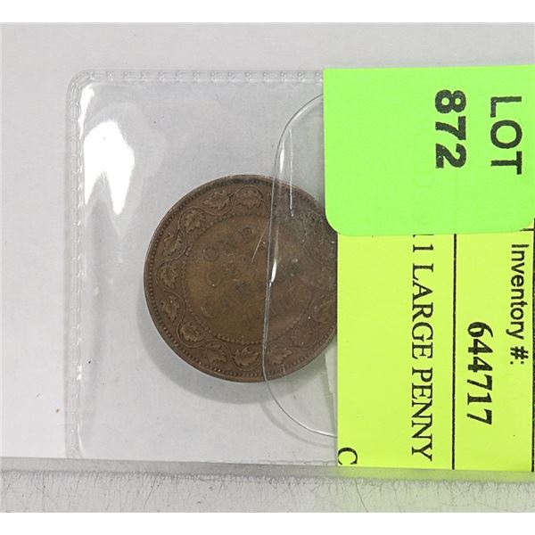CAD 1911 LARGE PENNY