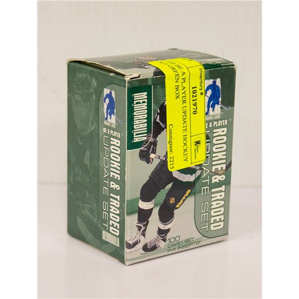 1999 BE A PLAYER UPDATE HOCKEY SET GREEN BOX