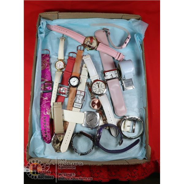 FLAT OF LADIES WATCHES