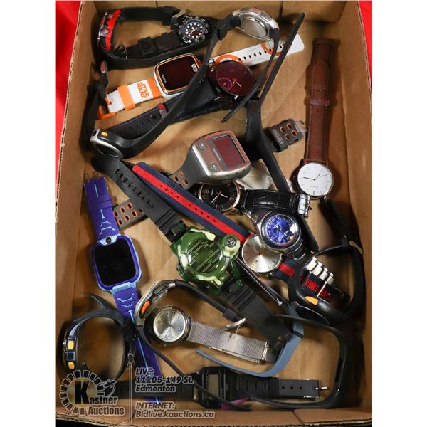 FLAT OF MENS WATCHES