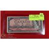 Image 1 : 1954 CANADIAN TWO DOLLAR BILL