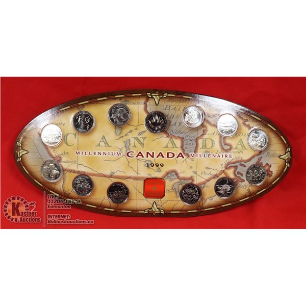 1999 MILLENNIUM CANADIAN MINT COIN SET IN BOX