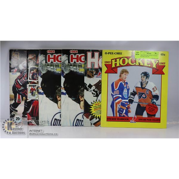 1980S OPEECHEE HOCKEY STICKER ALBUMS (1982 40%