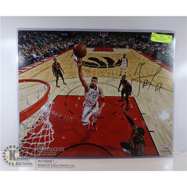 TORONTO RAPTORS SIGNED "JEREMY LIN" POSTER-