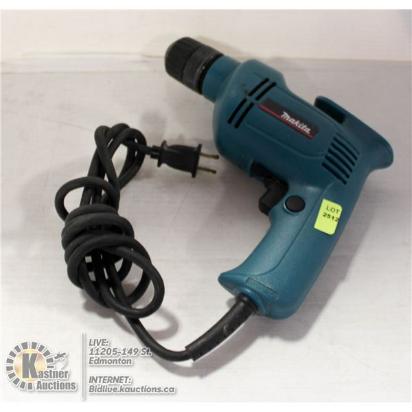MAKITA CORDED DRILL MODEL 6406.