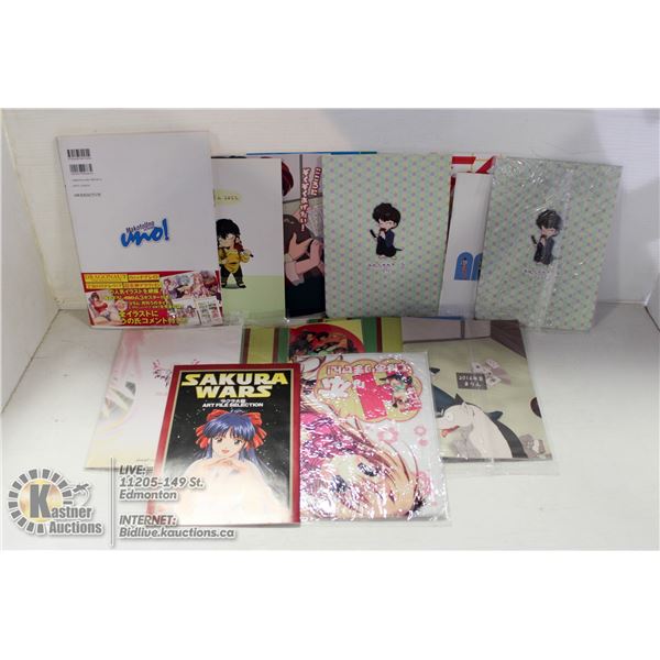 FLAT OF VARIOUS MANGA.