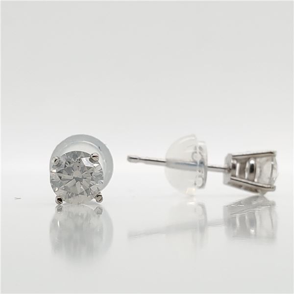 EC156-7 14K  DIAMOND EARRINGS
