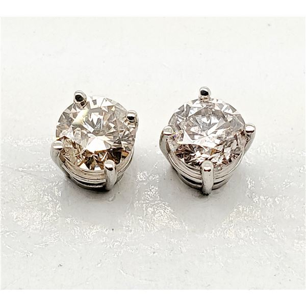 EC156-11 14K  DIAMOND EARRINGS