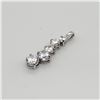 Image 1 : EC156-27 10K  CZ PENDANT