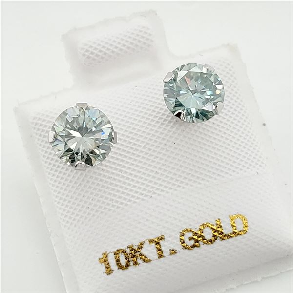 EC156-32 10K  MOISSANITE  EARRINGS
