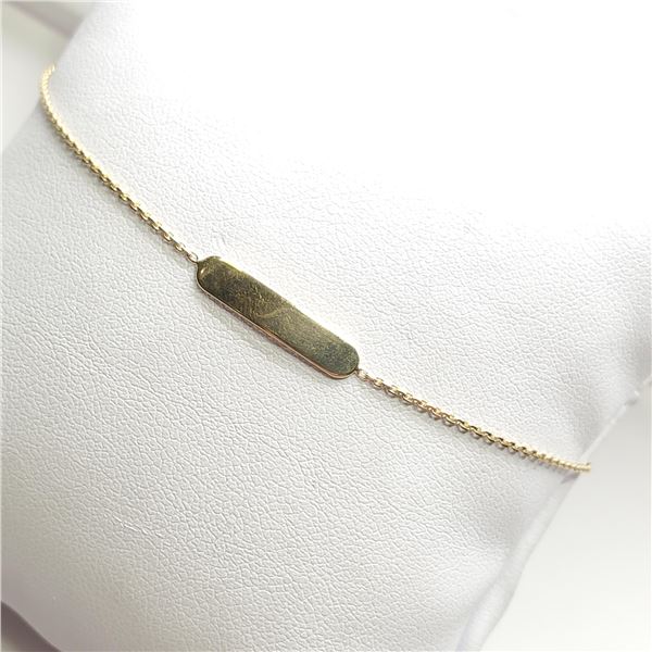 EC156-37 10K  ENGRAVING BRACELET  BRACELET