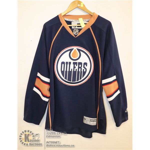 OILERS HOME JERSEY SIZE L