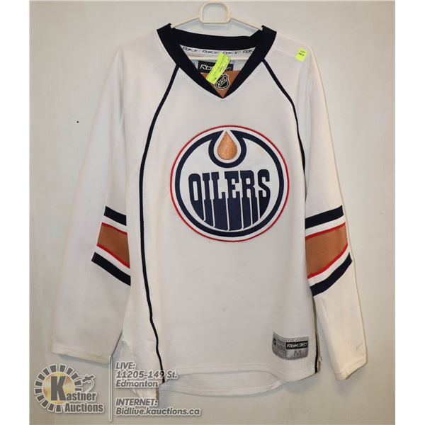 OILERS AWAY JERSEY SIZE M