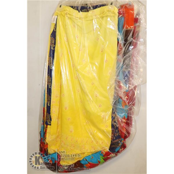 8 NEW LONG BEACH SARONGS