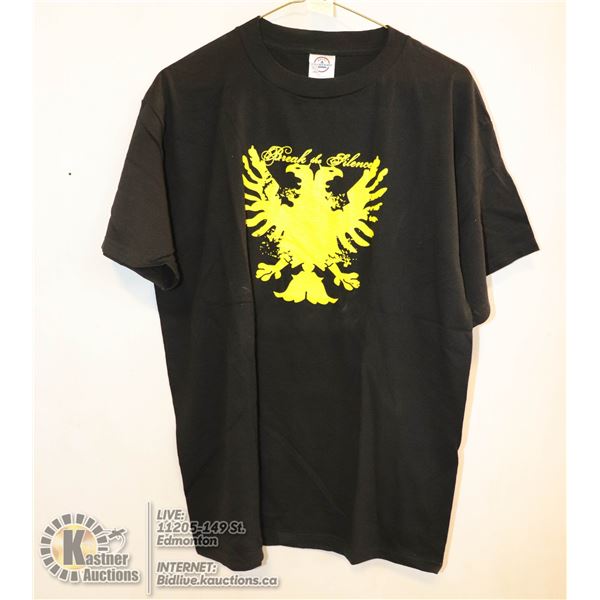 NEW SIZE MEDIUM BREAK THE SILENCE T-SHIRT.