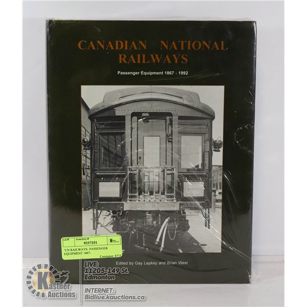 "CN RAILWAYS- PASSENGER EQUIPMENT 1867-