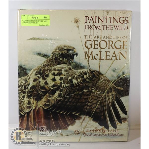 "PAINTINGS FROM THE WILD" ART OF GEORGE MCLEAN