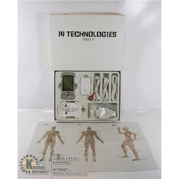IQ TECHNOLOGIES PRO V MASSAGER TENS MACHINE
