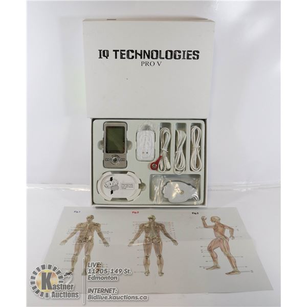 IQ TECHNOLOGIES PRO V MASSAGER TENS MACHINE