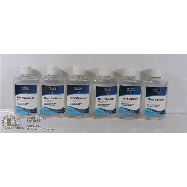 6 8FL OZ HAND SANITIZER MOISTURIZING WITH VITAMIN