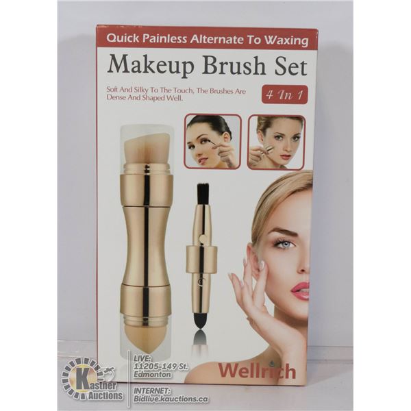 NEW 4 IN 1 MAKEUP BRUSH SET