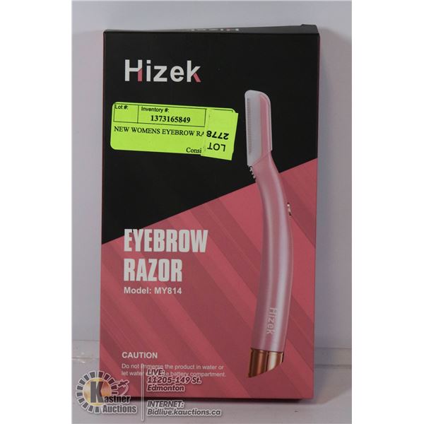 NEW WOMENS EYEBROW RAZOR