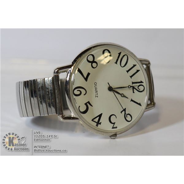 VINTAGE LARGE DIAL WATCH