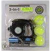 Image 1 : NEW 3 IN 1 RETRACTABLE LEASH SET