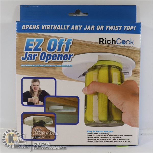 NEW UNDERCOUNTER MOUNT EZ OFF JAR OPENER