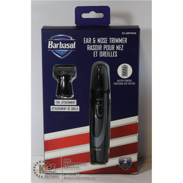 NEW BARBASOL EAR AND NOSE HAIR TRIMMER