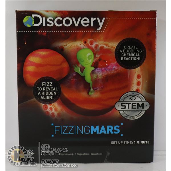 NEW DISCOVERY FIZZING MARS CHEMISTRY SET
