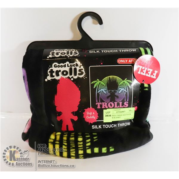 NEW TROLL THEME SILK TOUCH THROW BLANKET