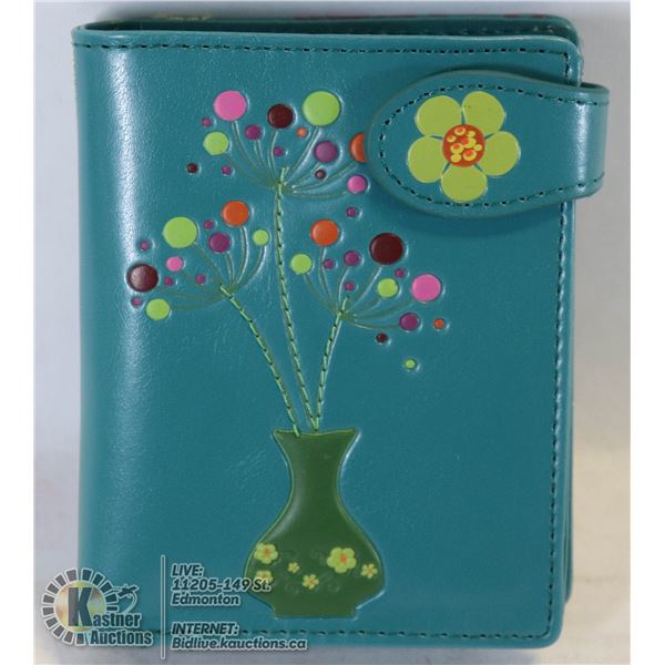 NEW SHAGWEAR WALLET FLOWER