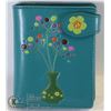 Image 1 : NEW SHAGWEAR WALLET FLOWER