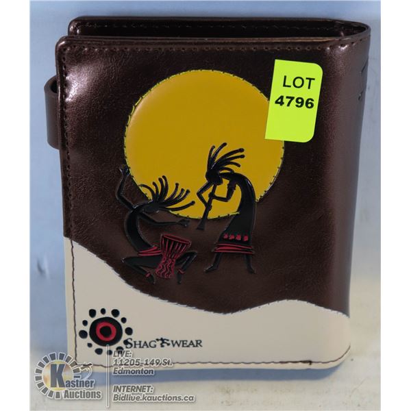NEW SHAGWEAR WALLET AZTEC
